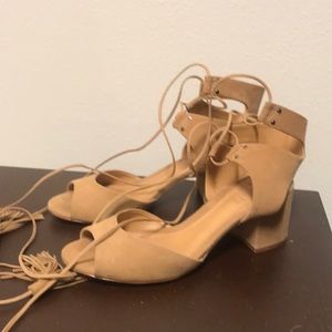 SCHUTZ beige sandals - size 8.5